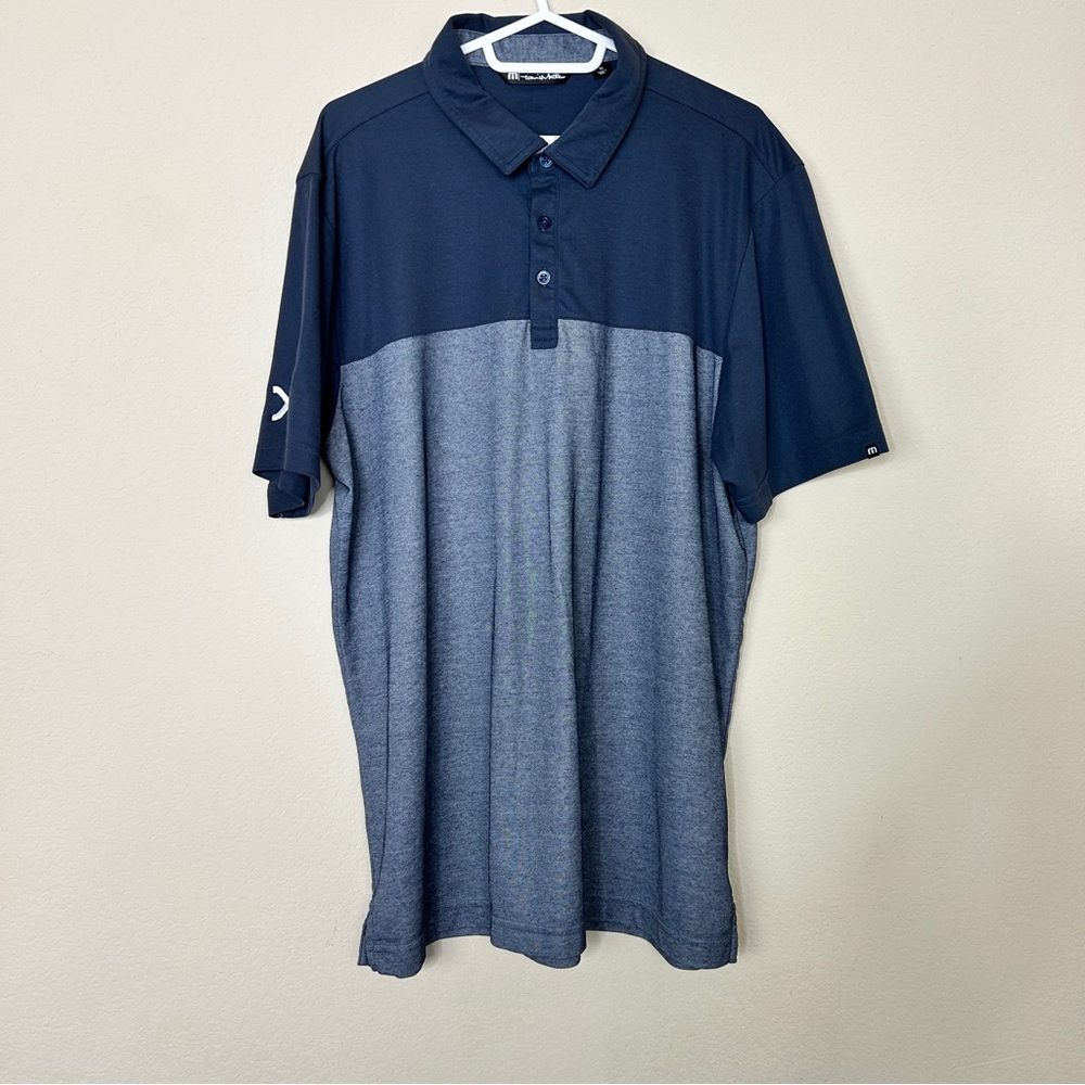 Travis Mathew Blue Golf Polo Size XL